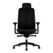 Front view of a Herman Miller Vantum Gaming Chair in Nightfall navy blue.